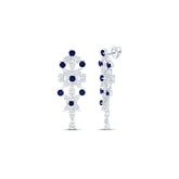 1 1/3CTW-DIA ANA M 2CTW RD-BS NAT GEM EARRING